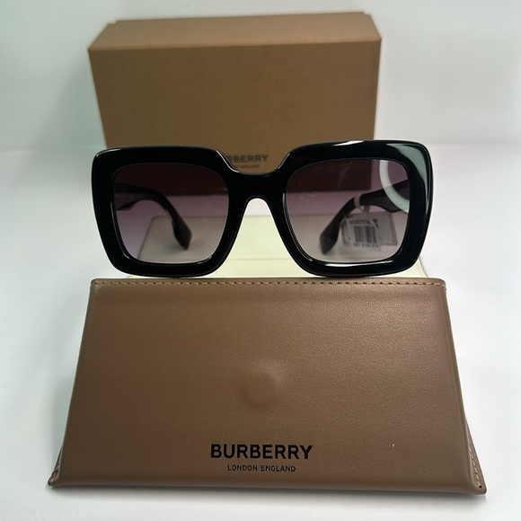 New Authentic Burberry Violet Gradient Square Ladies Sunglasses BE4284 37588H 52 - Picture 12 of 15
